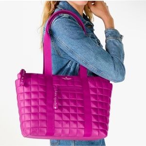 Kate Spade Pink Quilted Tote Bag